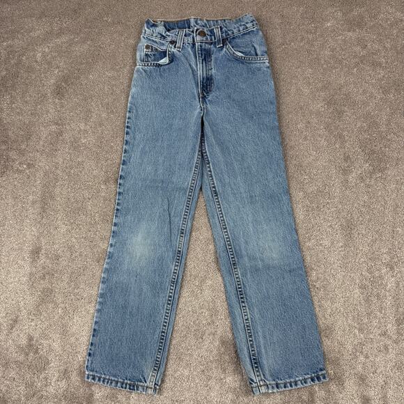 Vintage Levi’s 505 Jeans Size 10 Slim Orange Tab 23" Classic Fit Denim - Picture 1 of 5